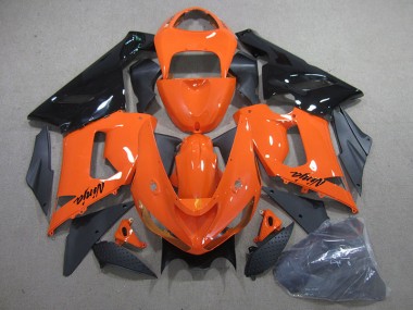 Purchase 2005-2006 Orange Black Ninja Kawasaki ZX6R Motorbike Fairing Kits Canada