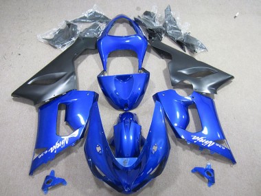 Purchase 2005-2006 Blue White Ninja 636 Kawasaki ZX6R Motorcyle Fairings Canada