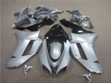 Purchase 2007-2008 Silver Black Kawasaki ZX6R Motor Fairings Canada