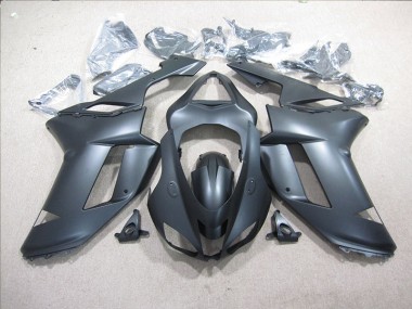 Purchase 2007-2008 Black Kawasaki ZX6R Motorcycle Fairings Canada