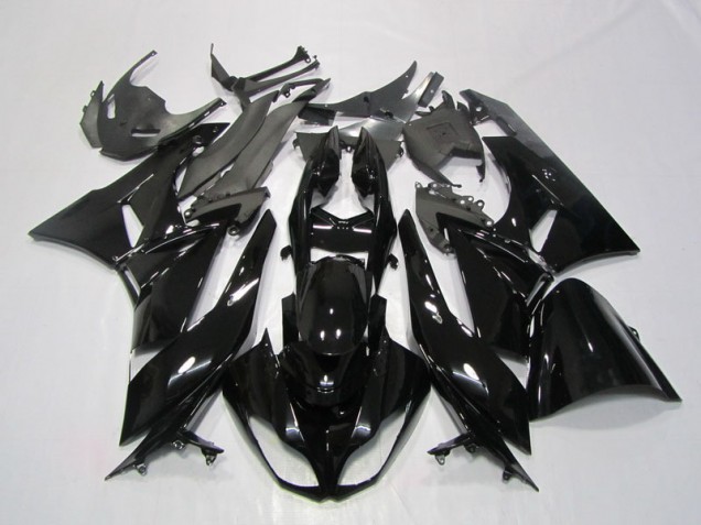 Purchase 2009-2012 Black Kawasaki ZX6R Motorcycle Fairings Canada