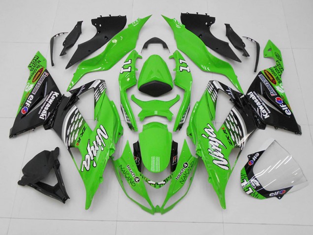 Purchase 2013-2018 Green Black 11 Kawasaki ZX6R Bike Fairing Canada