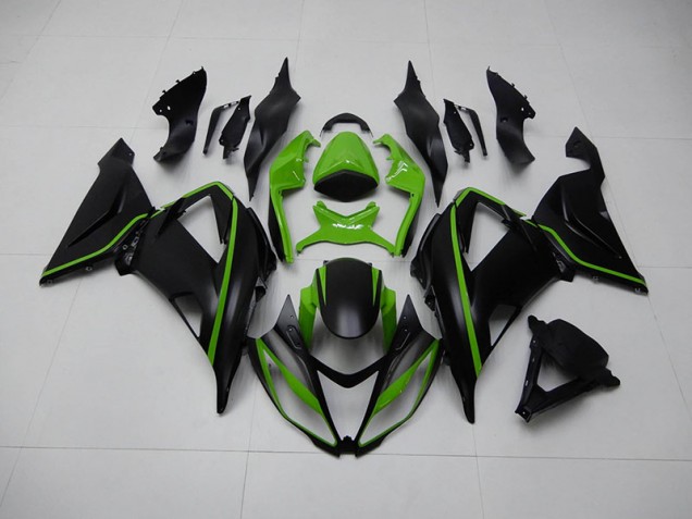 Purchase 2013-2018 Black Green Kawasaki ZX6R Replacement Motorcycle Fairings Canada