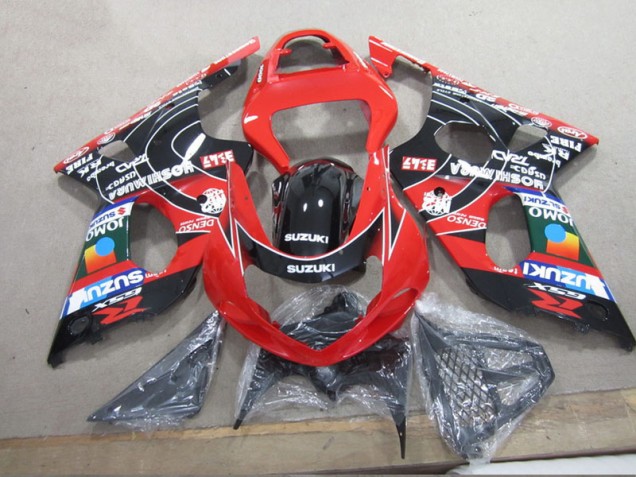 Purchase 2000-2002 Red Black Denso Suzuki GSXR1000 Motorcyle Fairings Canada