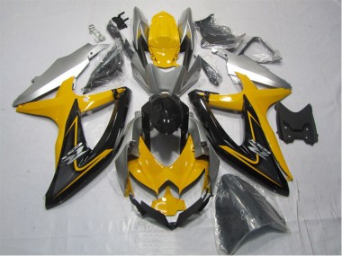 Purchase 2007-2008 Yellow Black Suzuki GSXR1000 Replacement Motorcycle Fairings Canada