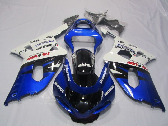 Purchase 2001-2003 Blue White Motul Suzuki GSXR600 Motorcyle Fairings Canada