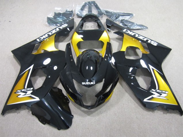 Purchase 2004-2005 Black Yellow Suzuki GSXR600 Motorcycle Replacement Fairings Canada