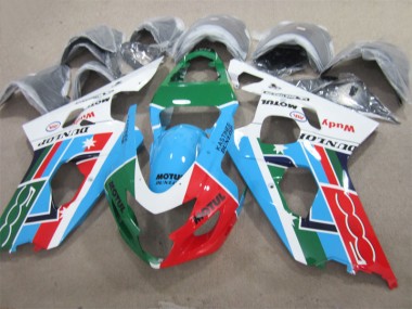 Purchase 2004-2005 Blue Green Red Motul Suzuki GSXR600 Motorcycle Fairing Canada