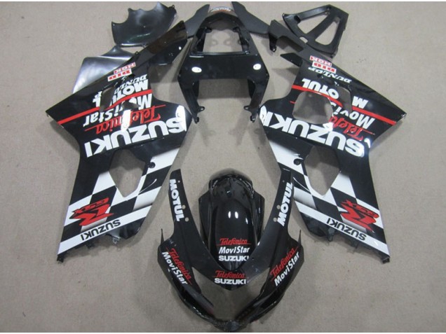 Purchase 2004-2005 Black Red Telefumia Movistar Suzuki GSXR600 Motorbike Fairing Canada