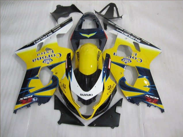 Purchase 2004-2005 Yellow Blue Corona Extra Suzuki GSXR600 Bike Fairing Canada