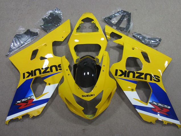 Purchase 2004-2005 Yellow Blue Suzuki GSXR600 Motor Bike Fairings Canada