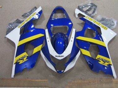 Purchase 2004-2005 Blue White Yellow Suzuki GSXR600 Replacement Motorcycle Fairings Canada