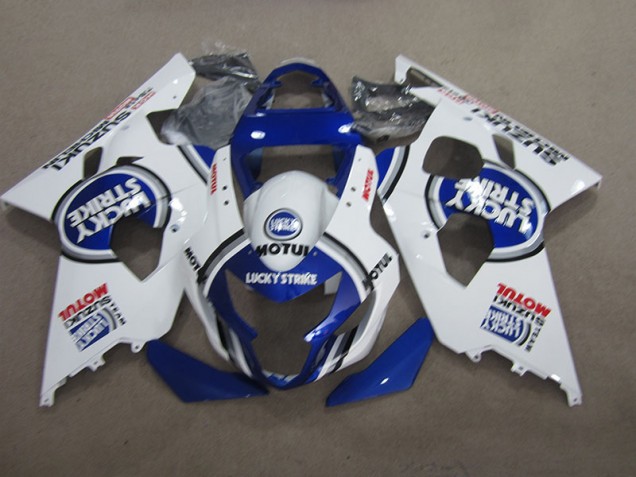 Purchase 2004-2005 Blue White Lucky Strike Motul Suzuki GSXR600 Moto Fairings Canada