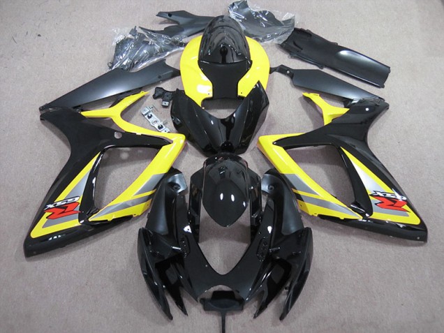 Purchase 2006-2007 Black Yellow Suzuki GSXR600 Motor Fairings Canada