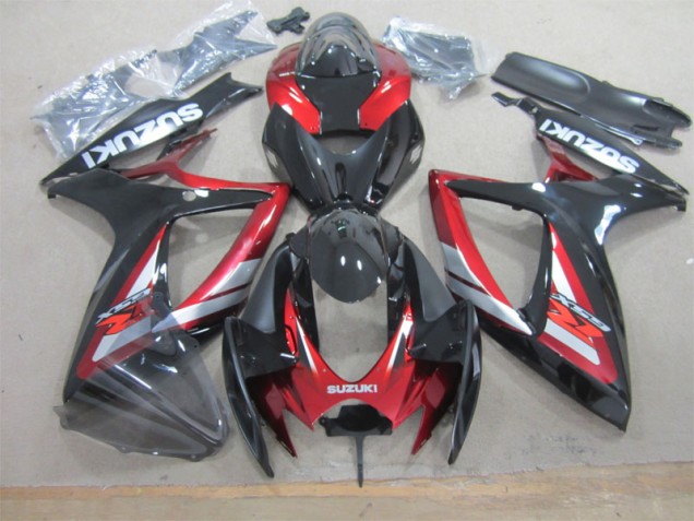 Purchase 2006-2007 Black Red Suzuki GSXR600 Motorcycle Fairing Kits Canada