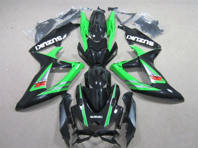 Purchase 2006-2007 Black Green Suzuki GSXR600 Bike Fairings Canada