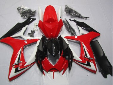 Purchase 2006-2007 Black Red Suzuki GSXR600 Replacement Motorcycle Fairings Canada