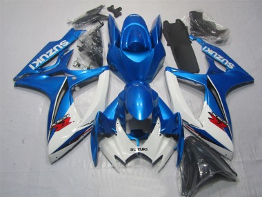 Purchase 2006-2007 Blue White Suzuki GSXR600 Motorbike Fairing Kits Canada