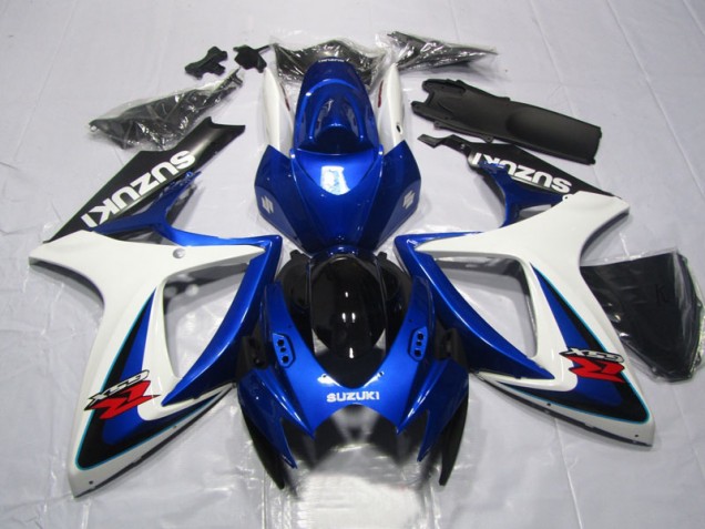 Purchase 2006-2007 Blue White Suzuki GSXR600 Motorcycle Fairings Kits Canada