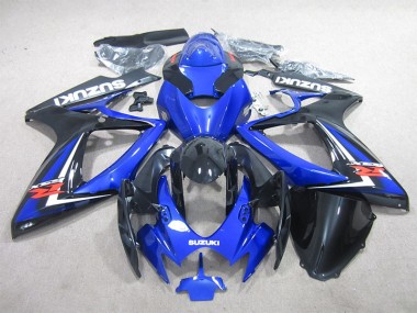 Purchase 2006-2007 Black Blue Suzuki GSXR600 Motorcycle Fairings Kit Canada