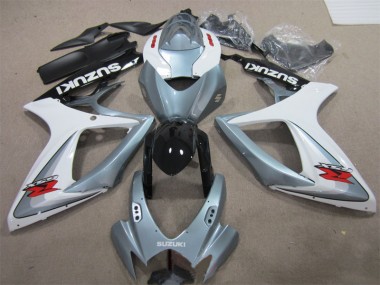 Purchase 2006-2007 White Grey Suzuki GSXR600 Motorbike Fairings Canada