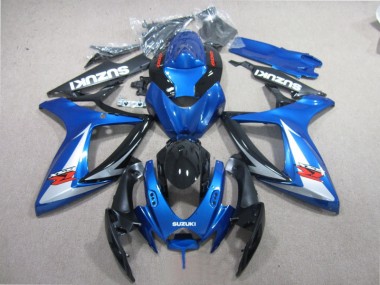 Purchase 2006-2007 Blue Black White Suzuki GSXR600 Motorcycle Fairing Kits Canada