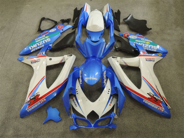 Purchase 2008-2010 Blue White with Decals Suzuki GSXR600 Bike Fairing Kit Canada