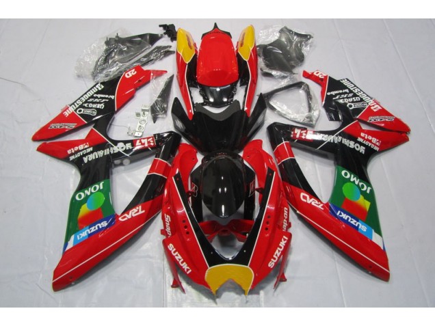 Purchase 2008-2010 Red Black Jomo Suzuki GSXR600 Motorbike Fairing Kits Canada