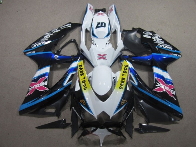 Purchase 2008-2010 White Dark Dog 07 Suzuki GSXR600 Motorcycle Replacement Fairings Canada