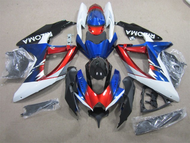 Purchase 2008-2010 Blue Red White Suzuki GSXR600 Motorcycle Fairing Canada