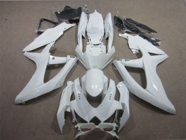 Purchase 2008-2010 White Suzuki GSXR600 Motorcycle Fairing Kit Canada