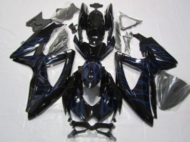 Purchase 2008-2010 Black Blue Flame Suzuki GSXR600 Bike Fairing Canada