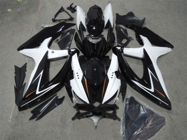 Purchase 2008-2010 Black White Suzuki GSXR600 Bike Fairings Canada