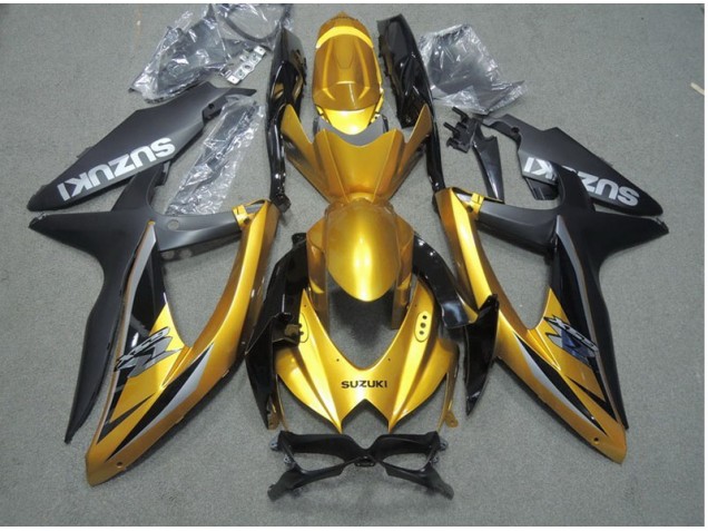 Purchase 2008-2010 Black Gold Suzuki GSXR600 Motor Bike Fairings Canada