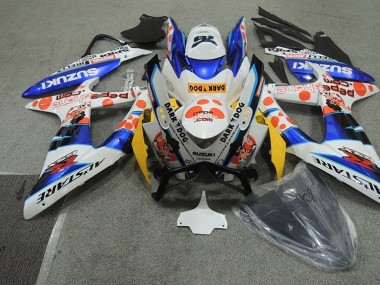 Purchase 2008-2010 White Blue Dark Dog Suzuki GSXR600 Bike Fairings Canada