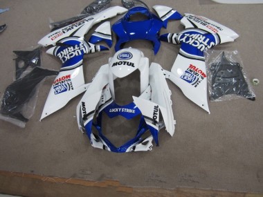 Purchase 2011-2021 Blue White Lucky Strike Motul Suzuki GSXR600 Motorcycle Fairings Kit Canada