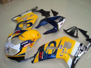 Purchase 2001-2003 Yellow Blue Corona Extra Motul Suzuki GSXR750 Motorcycle Fairings Kits Canada