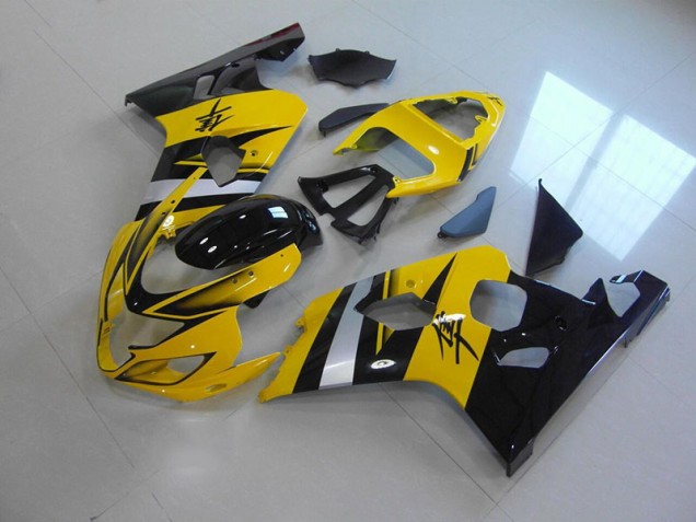 Purchase 2004-2005 Yellow Black Suzuki GSXR750 Moto Fairings Canada