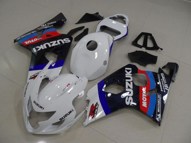 Purchase 2004-2005 Wite Blue Motul Suzuki GSXR750 Motorcycle Bodywork Canada