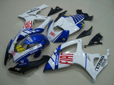 Purchase 2006-2007 White Blue Fiat 46 Suzuki GSXR750 Motor Bike Fairings Canada