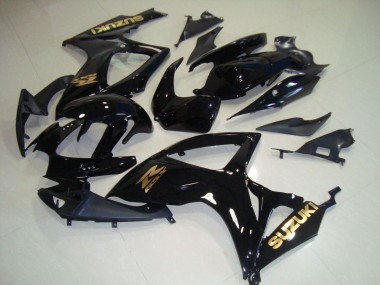 Purchase 2006-2007 Black Gold Decal Suzuki GSXR750 Motorcyle Fairings Canada