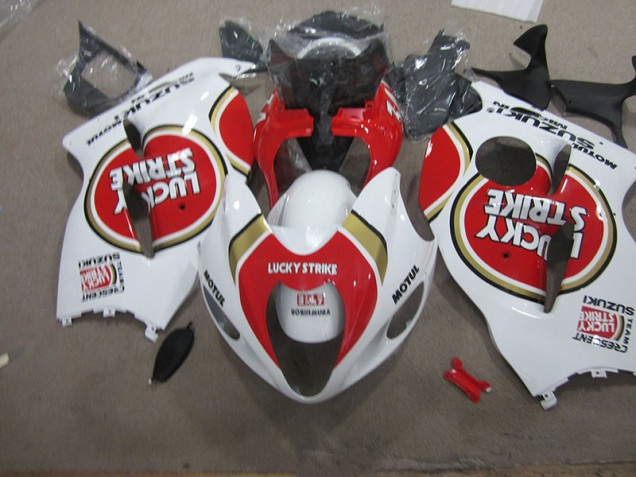 Purchase 1996-2007 White Lucky Strike Motul Suzuki GSXR1300 Hayabusa Motorcycle Fairings Kit Canada