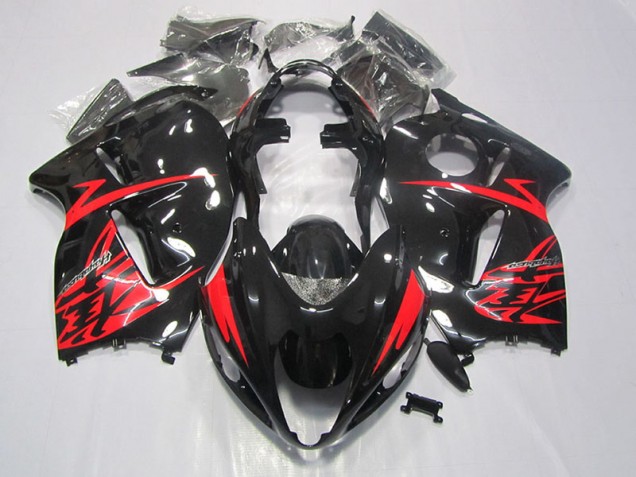 Purchase 1996-2007 Black Red Suzuki GSXR1300 Hayabusa Motorbike Fairing Kits Canada