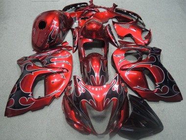 Purchase 2008-2019 Red Black Flame Suzuki GSXR1300 Hayabusa Motorcyle Fairings Canada