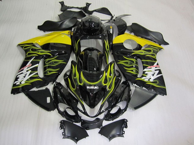 Purchase 2008-2019 Black Yellow Flame Suzuki GSXR1300 Hayabusa Motorcycle Fairing Kits Canada