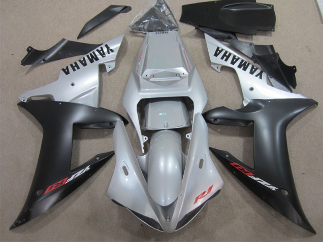 Purchase 2002-2003 Silver Black Yamaha YZF R1 Motorcycle Replacement Fairings Canada