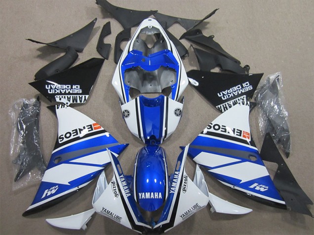 Purchase 2009-2011 Blue White Yamaha YZF R1 Motorcycle Fairing Canada