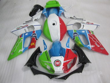 Purchase 1998-2002 Blue Red Fiat Kastinee Yamaha YZF R6 Motorcycle Fairings Kit Canada