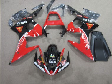 Purchase 2003-2005 Red Black Santander Yamaha YZF R6 Motorcycle Replacement Fairings Canada