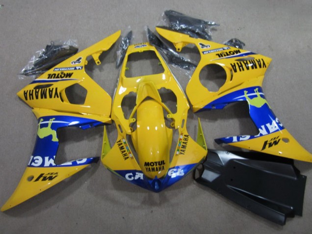 Purchase 2003-2005 Yellow Motul Yamaha YZF R6 Motorcycle Fairing Kits Canada